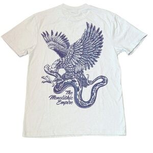 NWT Crooks & Castles The Monolithic Empire Tee in Natural